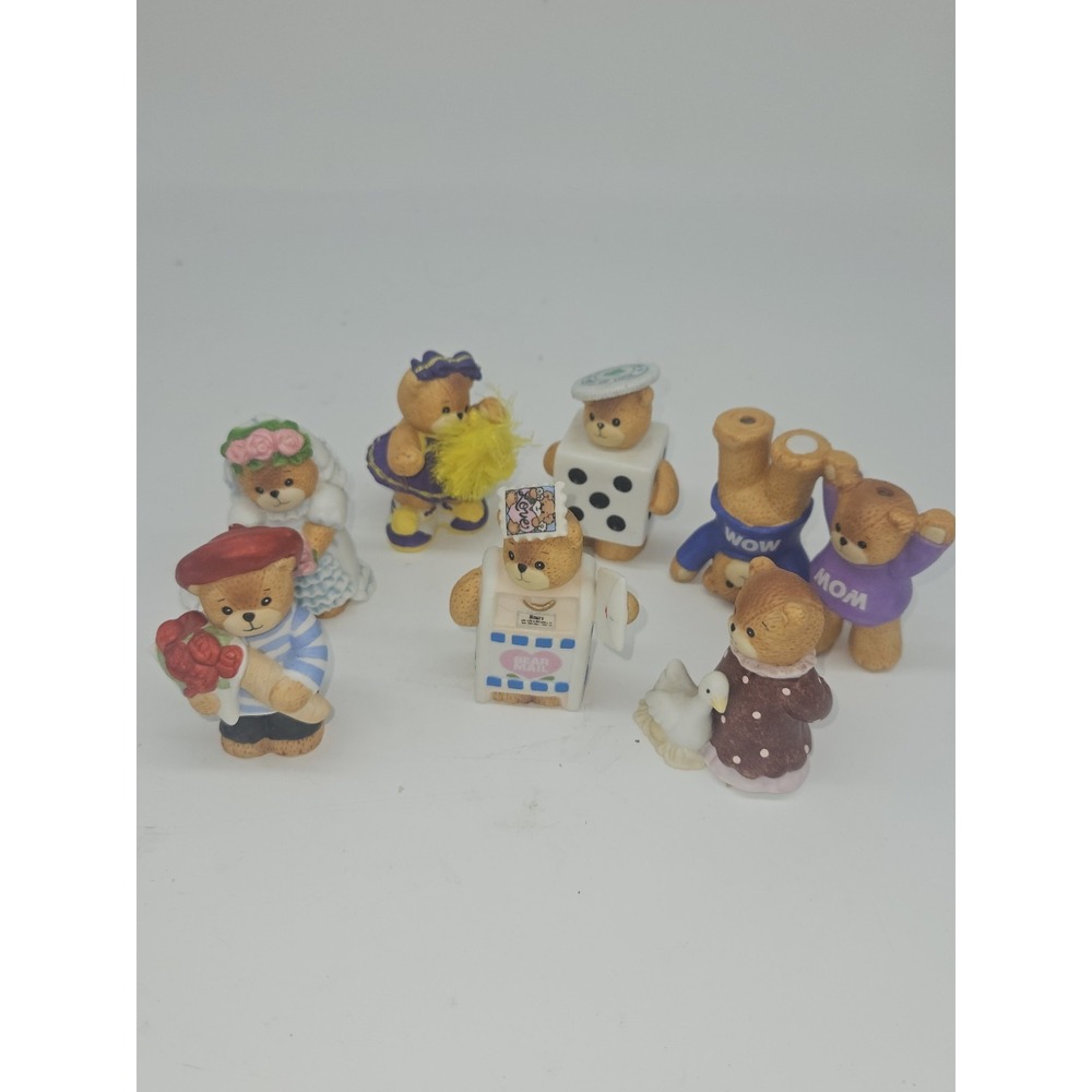 Lot Of 7 Lucy & Me Bear Figurines 1980s/90s
